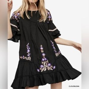 Free People Pavlo Embroidered Dress